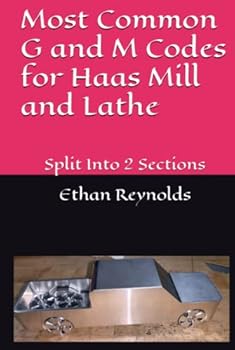 Hardcover Most Common G and M Codes for Haas Mill and Lathe: Split Into 2 Sections Book