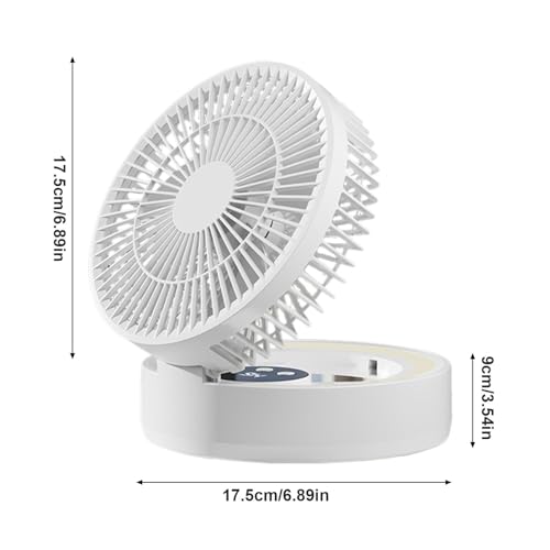Ventilateur de bureau portable USB silencieux avec minuterie - 7