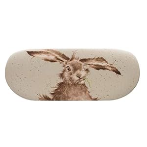 Wrendale Designs – Hare-Brained’ Bril Case, Beige