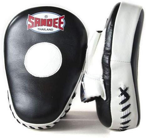 Sandee Leather Curved Muay Thai Focus Pads