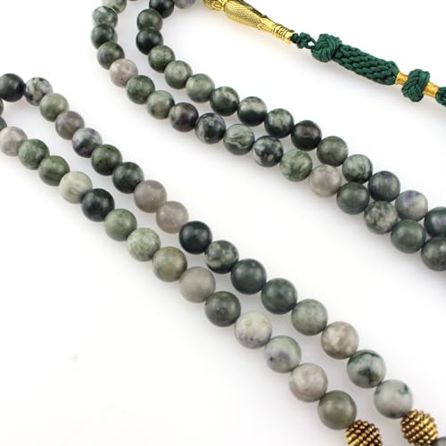 Tasbih de 99 perles en pierre de qualité pour masbaha - 3