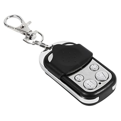 12V 433MHz Wireless Remote Control Switch Inching Self-locking ABCD Button Type Round Transmitter Garage Door Opener Compatible Garage Door Remote Control Cover