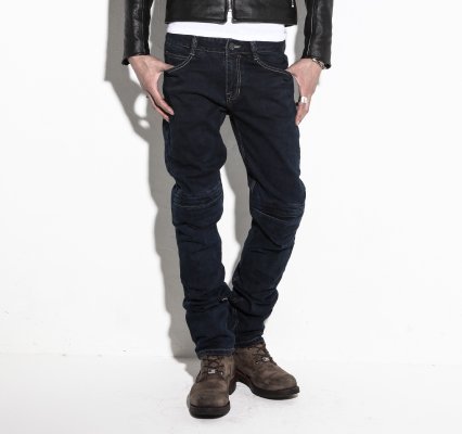 Amazon | uglyBROS(アグリブロス) MOTOPANTS INCISION Dark blue 32