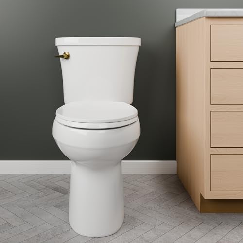 Image of Mayfair Universal Size Slow Close Toilet Seat, Durable Plastic, Fits Round & Elongated Toilets, White (Pack of 2)