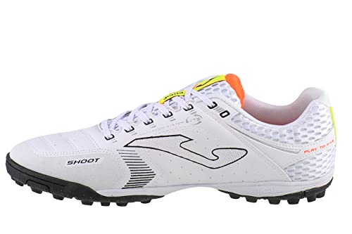 Joma Liga 2202 Turf, Scarpe da Calcetto Unisex da Esterno (Bianco, Numeric_44_Point_5)