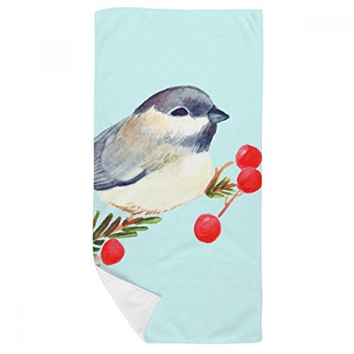 Serviette de bain douce oiseau magpie 35x70cm ultra absorbante - 2