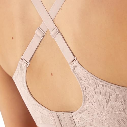 Bali Women's Breathe Lace Underwire Bra, Breathable 2-Ply Modal Bra, Convertible Straps — view 4
