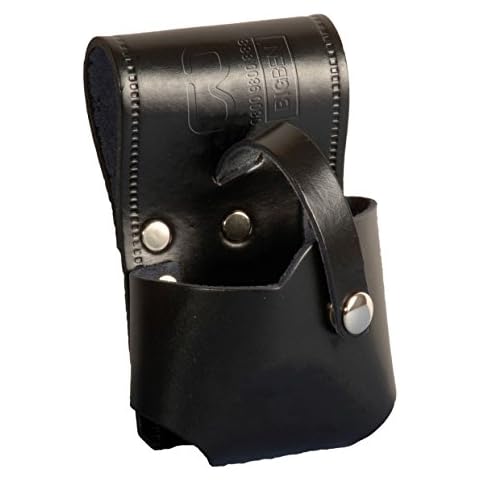 Big Ben 5m Tape Holder with Stud Fastener Black Leather Cover