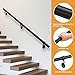 SDNBHT Stair Railing Indoor Metal Hand Rails for Indoor Stairs 1.5