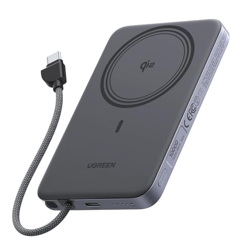 Amazon | UGREEN Air モバイルバッテリー マグネット式ワイヤレス充電