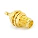 5pcs Rf Wire Coaxial Cable Terminal Copper Alloy Connector Rp-SMA Female Bulkhead Solder for 1.13mm Ships from USA