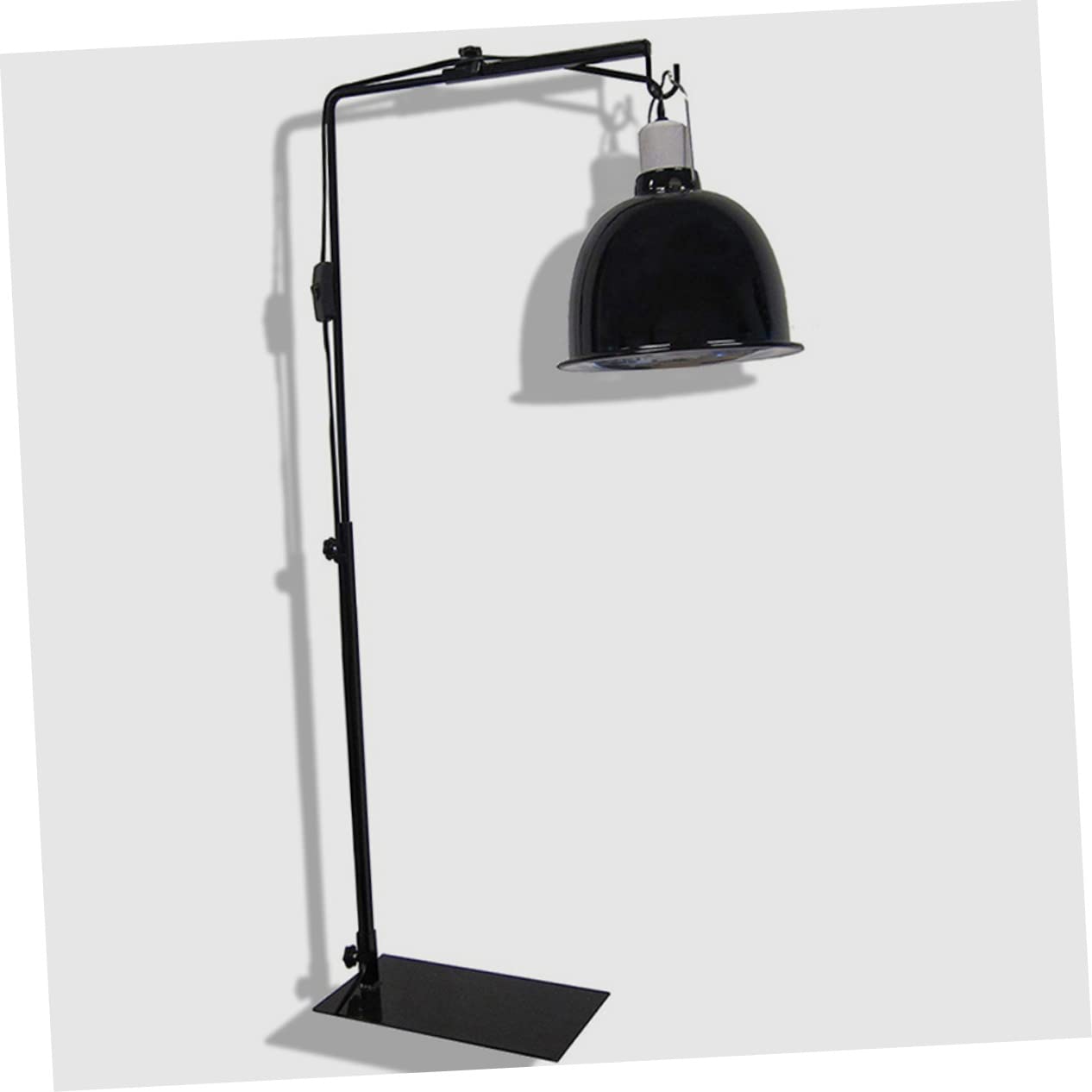 Hemobllo Supporto per Lampada per Rettili in Metallo Ad Altezza Regolabile Supporto per Lampada Riscaldante Facile da Installare e Utilizzare