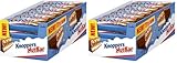 Knoppers Nutbar (24x40g) - Barra de barquillo con crema de leche (14,4%), crema de avellanas (14%), avellanas picadas (13,4%) y caramelo suave (22,2%) (Paquete de 2)