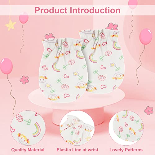 Onesing 16 Pairs Baby Mittens Newborn Mittens No Scratch 0-6 Months Baby Essentials Warm Mittens For Newborn Baby Boy Girls #TOP1