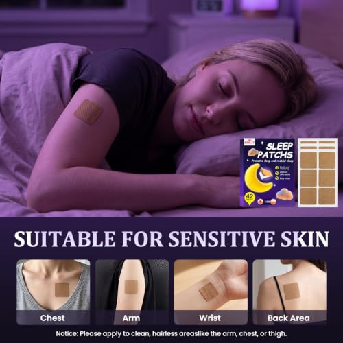 BWLIY Sleep Patches for Adults, 42 Patches Sleep Patche, Natural Plant Based, Refreshed | Long-Lasting Night Comfort for Men & Women - Image 7