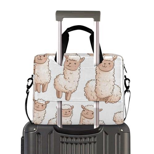 Funda para laptop ALAZA con diseño de llama y oveja miniatura 3