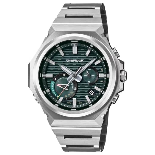 Casio Herren Chronograph Quarz Armbanduhr G-Shock G-Steel