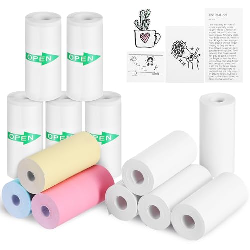 Rouleaux thermique coloré impression adhésif pour format standard