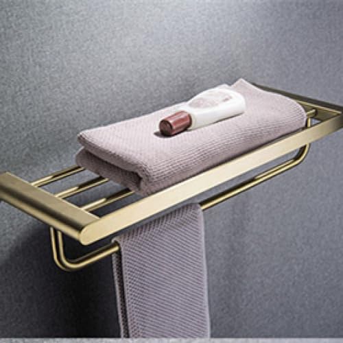 Ensembles de matériel de bain doré pour organiser votre espace bien-être chaque matin - 3