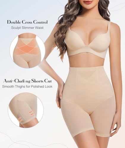 Butt Lifting Tummy Control Shapewear Shorts Women Control Panties Thigh Slimmers Compression Underwear Shaper2