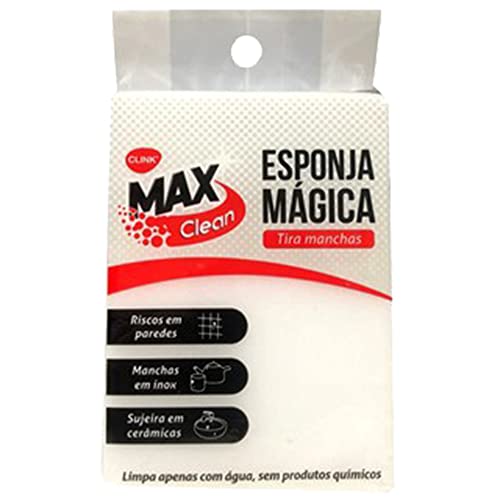 Kit c/ 10 Esponja Mágica Melamina 10x6x2cm