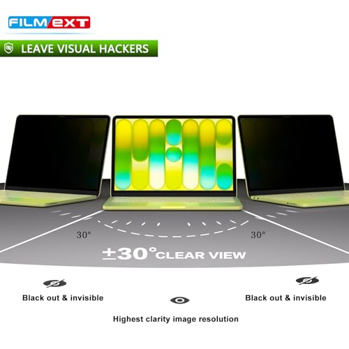 Image of FILMEXT Privacy Screen for Macbook Neo 13 inch (2026, A18 Pro) | Bubble Free Installation Macbook neo 13 inch Privacy Screen Shield Anti-Spy /Blue Light /Anti Glare /Easy On /Off