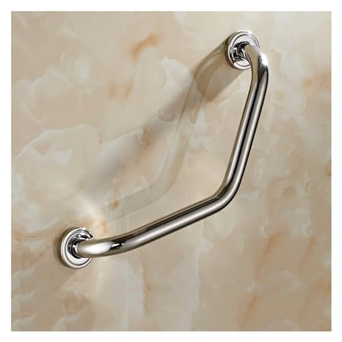 OLSKFUH Maniglioni di Sostegno per Vasche da Bagno E Docce, Maniglioni di Sostegno per Doccia con Corrimano, Corrimano di Sicurezza per Bagno in Acciaio Inossidabile Cromato per,