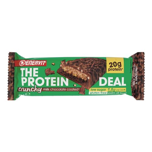 Enervit The Protein Deal - Milk Choco E Halzenut Barretta Proteica, 55G