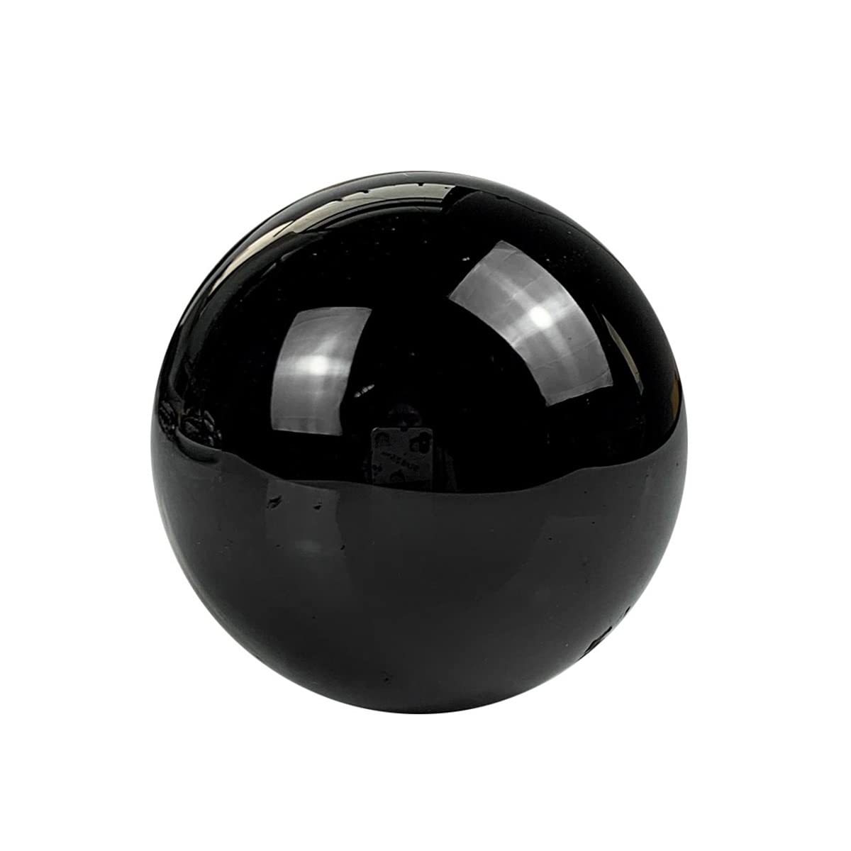 Bola de cristal de obsidiana natural 55 mm y piedras de cristal decorativas hogareñas