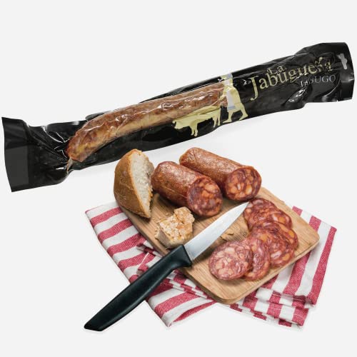 Chorizo ​​​​Iberico Bellota Espagnol 100% Ibérique | 1 KG | Produits ibériques Jabugo, Sierra de Huelva | Élevage en plein air | Silver IFFA Concours international Qualité Francfort Cover