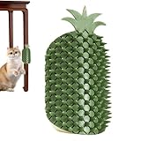 Gatto Corner, morbido ananas, massaggiatore per animali domestici, massaggiatore da parete, raschietto per la cura, strumento per coinvolgere attività di gatti, forniture per animali domestici