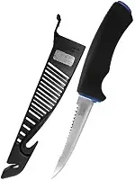 Marine Sports, Faca Fileteira Pesca Marine Sports FK05B 4" Lâmina Aço Inox com Bainha Protetora