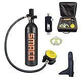  WJSX SMACO Scuba Diving Tank Equipment, Mini Scuba Dive Cylinder with 12-20 Minutes Capability, Pressure& Corrosion Resistant Material with Refillable Design(Lieferung ab deutschem Lager)