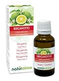 Bergamotto (Citrus bergamia) scorze dei frutti (pericarpo) Naturalma - 30 ml - Olio Essenziale Puro e Naturale al 100% - Aroma per alimenti - Vegano e Prodotto in Italia