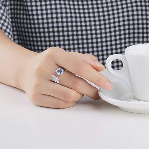 Bague ouverte ajustable en argent : finis les problèmes de taille