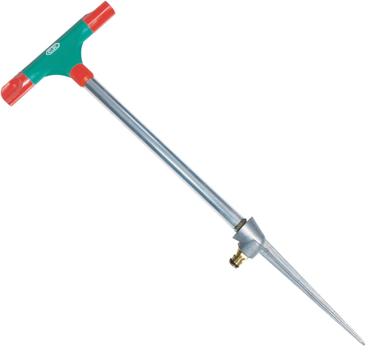 C.K G7752BI Rotating Lawn Sprinkler, Green/Red/Silver/Gold