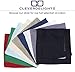 CleverDelights Navy Hemstitch 6