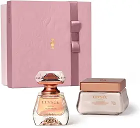 Kit Elysèe: Eau de Parfum 50ml e Creme Acetinado 250g