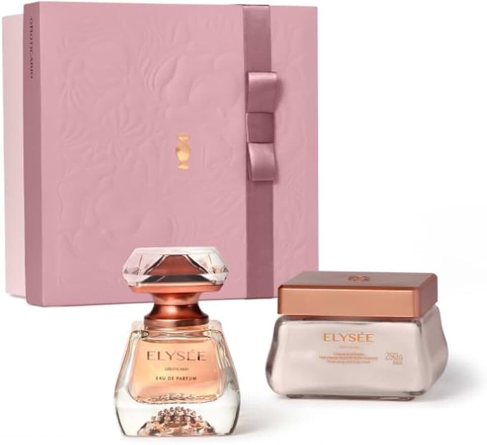 Kit Elysèe: Eau de Parfum 50ml e Creme Acetinado 250g