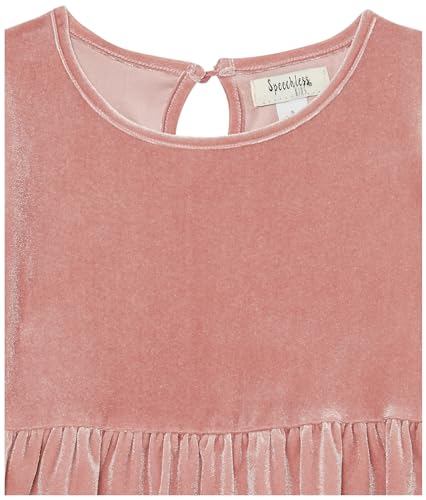 Image of Speechless Girls' Long Sleeve Velour Top, Legging, and Scrunchie Set