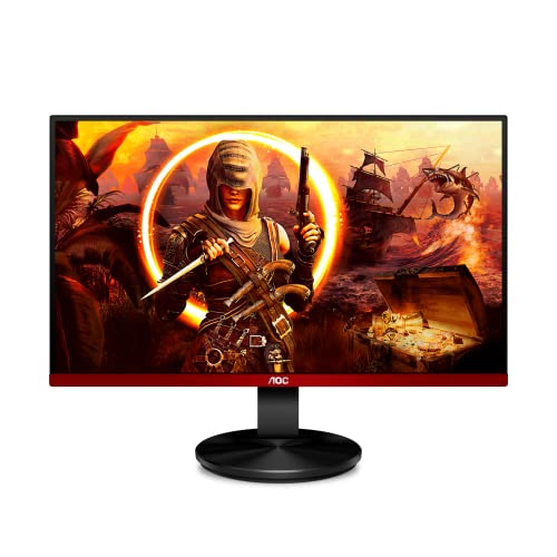 AOC G2490Vx 24 Inch Borderless Full HD Gaming Monitor, Gaming LED Monitor, 144Hz Refresh Rate, FreeSync Premium, 1ms Response Time