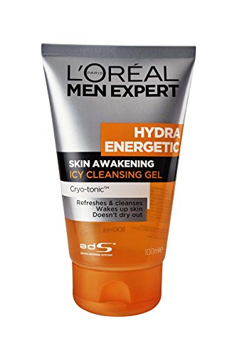 LOreal Men Expert Hydra Energetic Skin Awakening Icy Cleansing Gel 100ml / 3.4oz