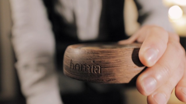 Bartender Kit with Whiskey Smoker - 13 pcs, Pine Stand - Bar Set with Cocktail Shaker, Bartending Kit with Essential Bar Accessory Tools, Wood Chips, Pink Gold