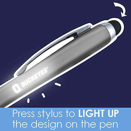 Greeting Pen Ohio State Buckeyes Light Up Pen 2 Pack 2043-2 #TOP1