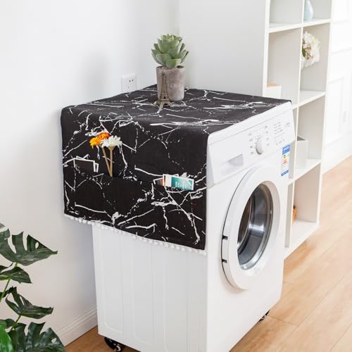 Washing Machine Dust Cover Refrigerator Covers Cloth with Pockets and