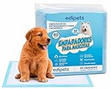 Edipets, Alaise pour Chien, Alese Jetable, 45x60, Tapis pour Chiot, Apprentissage de la Propreté, Anti Fuite et Résistante (40 Pièces)