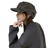 [Karsaer] キャスケット レディース 春夏秋冬 帽子 キャップ UVカット小顔効果 おしゃれ ベレー帽 54～60cmサイズ調整可能 通気性 吸汗排湿性 折り畳み可能 無地 G0212