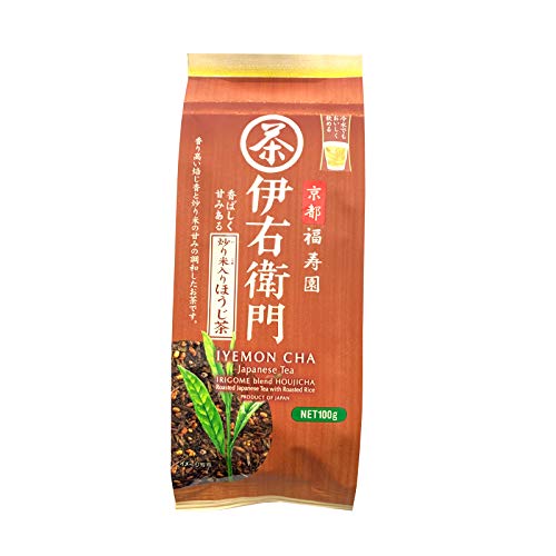 Ujinotsuyu 宇治の露 伊右衛門 炒り米入りほうじ茶 100g×2