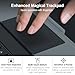 Nillkin for Samsung Galaxy Tab S9 11” Case with Detachable Keyboard, Multi-Touch Trackpad, 7-Color Backlit, S Pen Holder, Rugged Keyboard Case with Camera Cover for Samsung Tablet S9