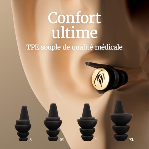 Bouchons d'oreille réutilisables DYNAMIC ear filter -25 dB avec cordon et étui de transport - 5